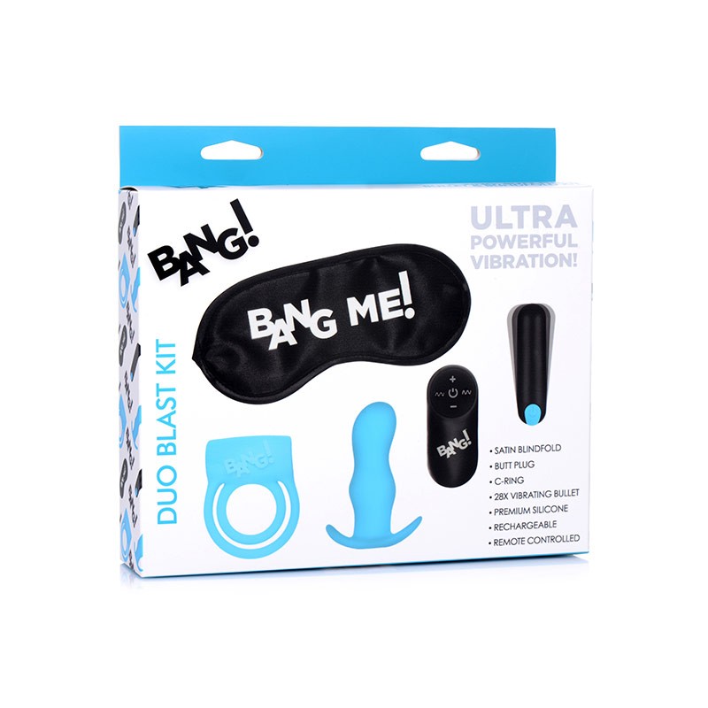 KIT DUO BLAST RECARGABLE CON CONTROL REMOTO Sex Shop Temuco