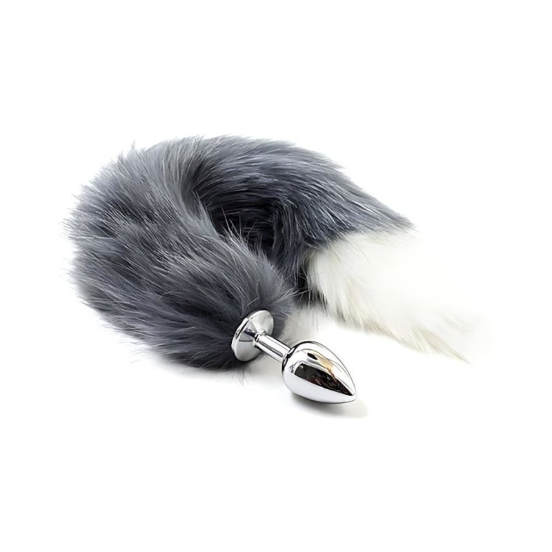 cola-de-zorro-gris-con-plug-de-metal-45-cm (1)