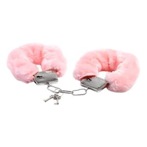 Esposas Metálicas Clásicas con Felpa SENS Rosadas